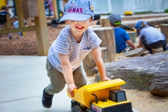 Boy With Yellow Truck